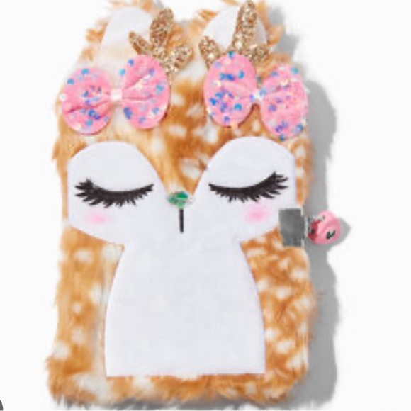 ‼️PRICE DROP‼️ Claire's Brown and Pink Owl Plush Bag - Picture 1 of 2